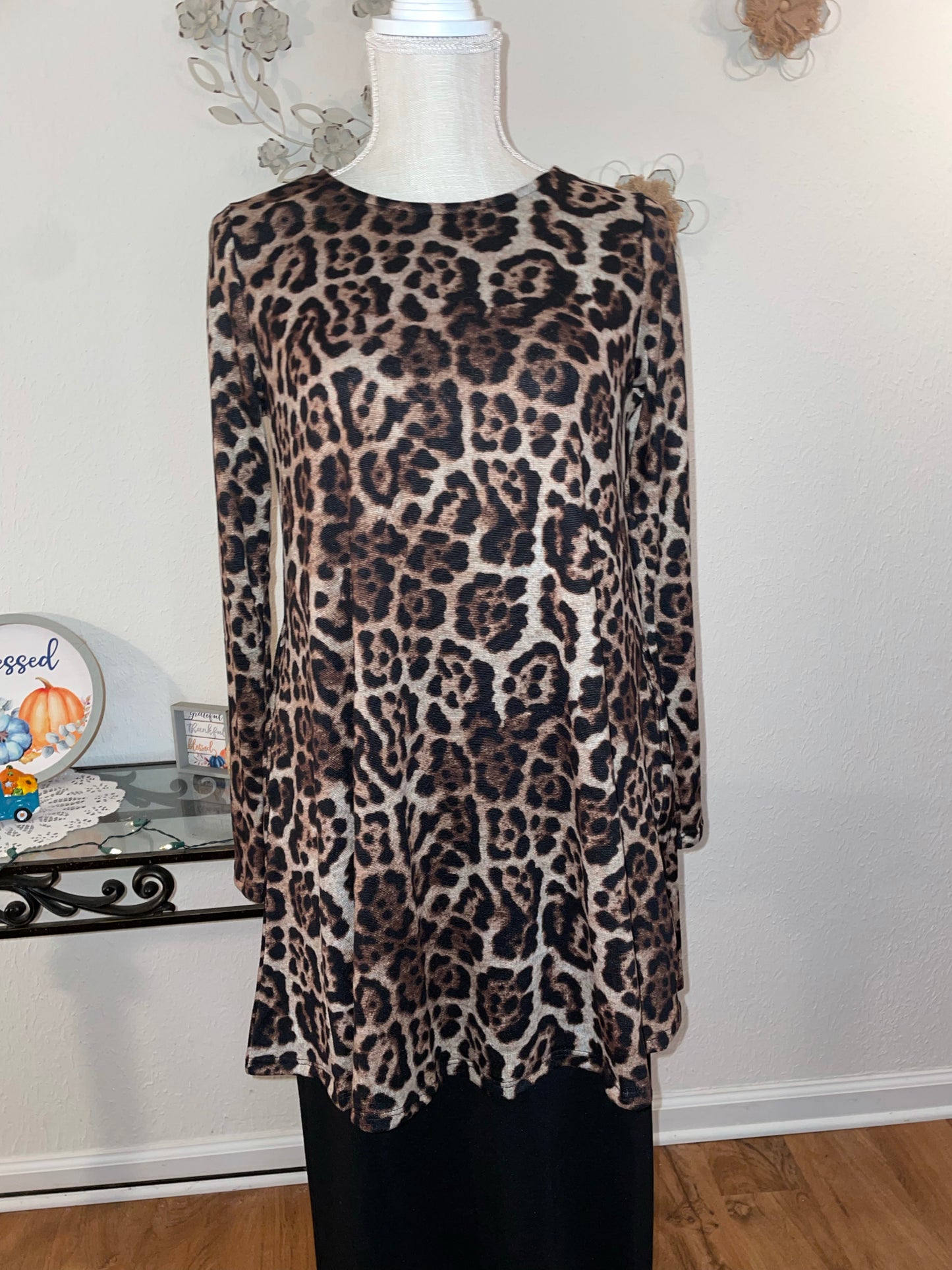 Cozy Leopard Tunic