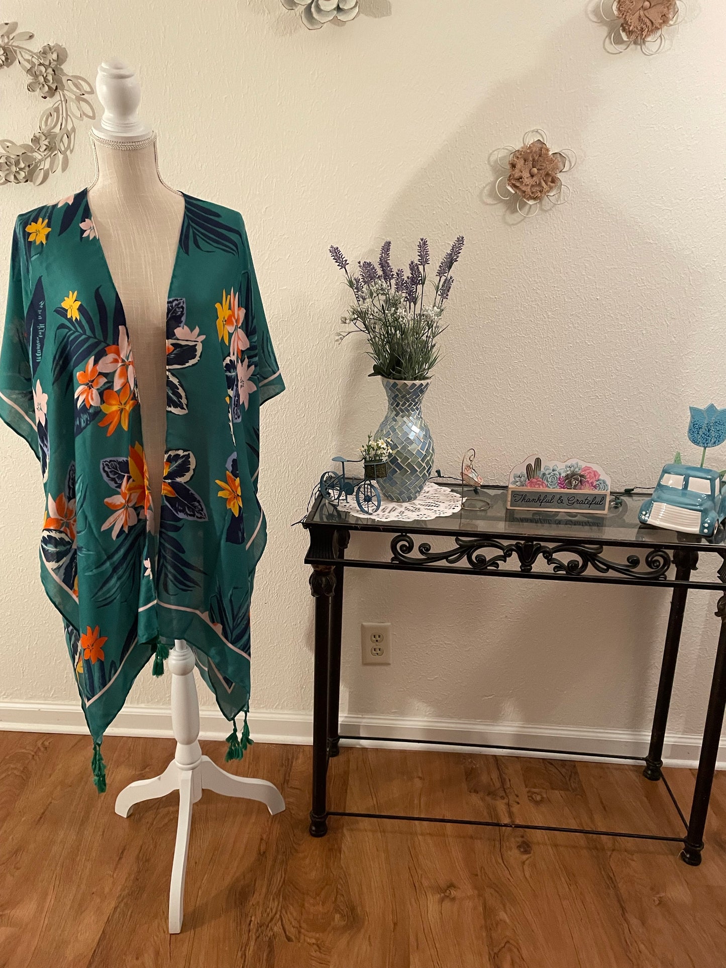 Tropical Floral Kimono