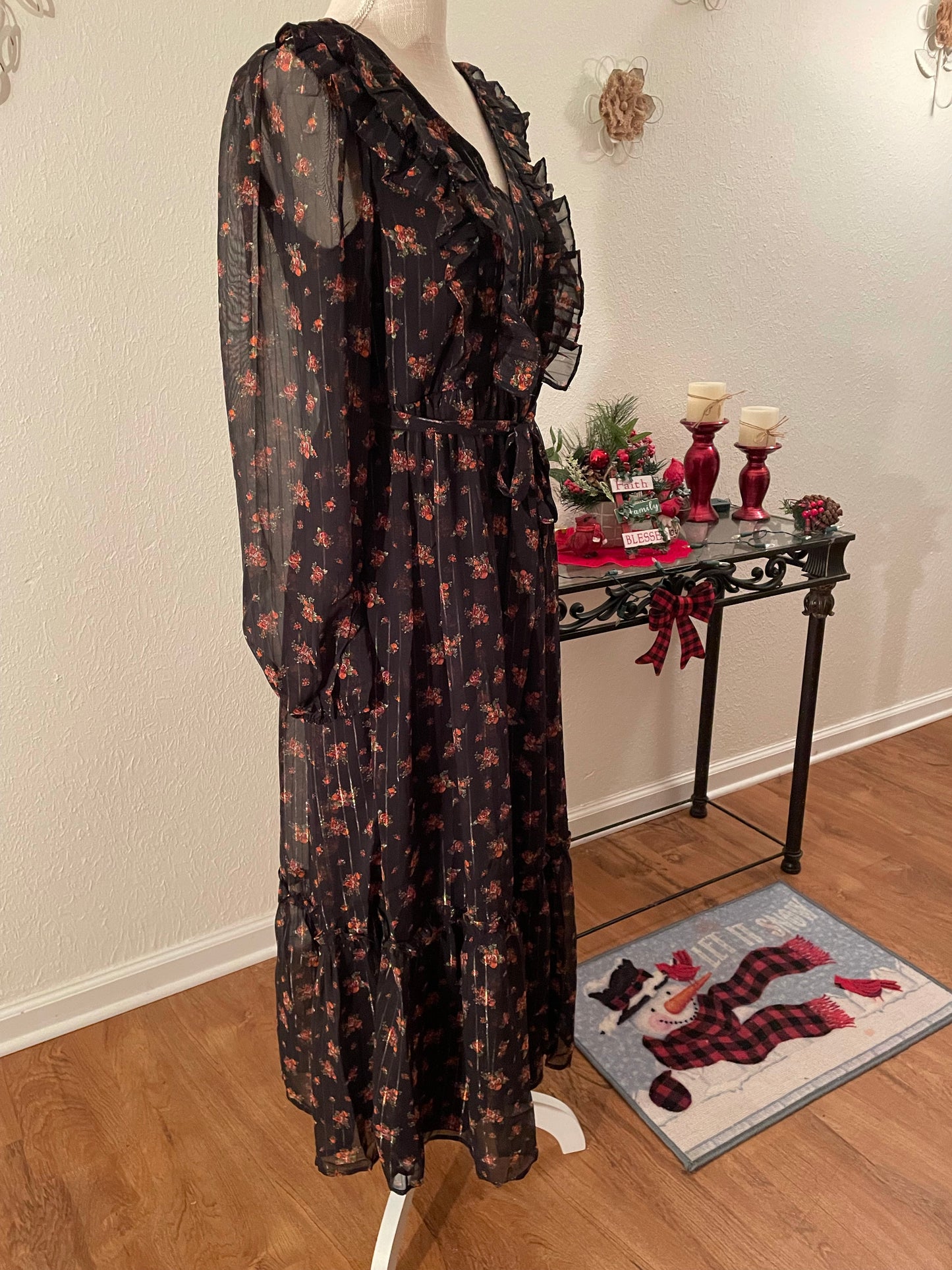 Ruffled Maxi Dress