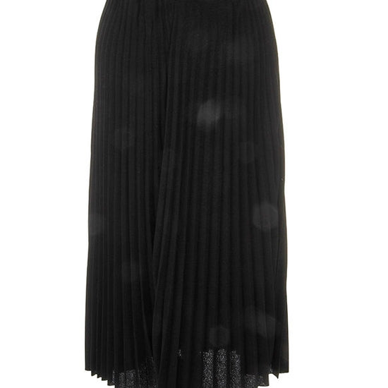 High or low waist pleated skirt