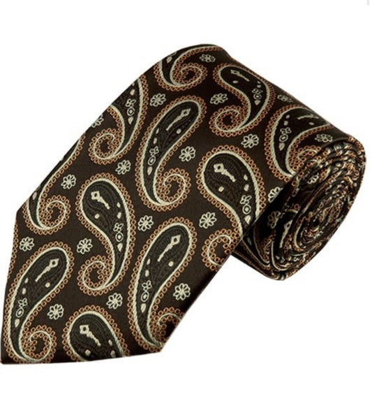 Brown paisley