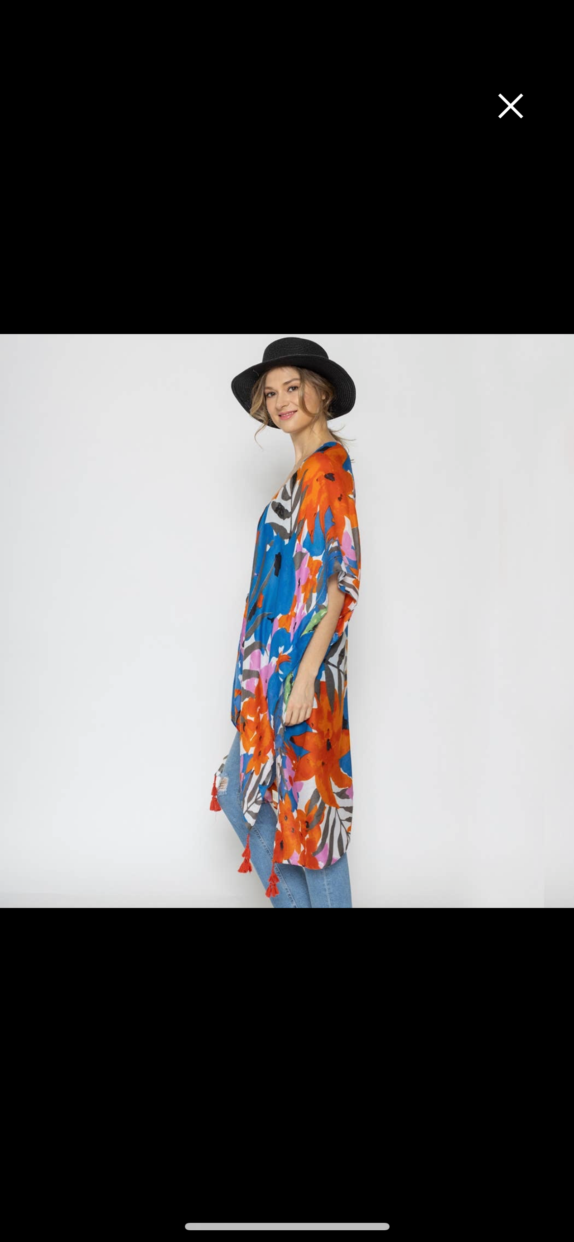 Get inspired floral kimono