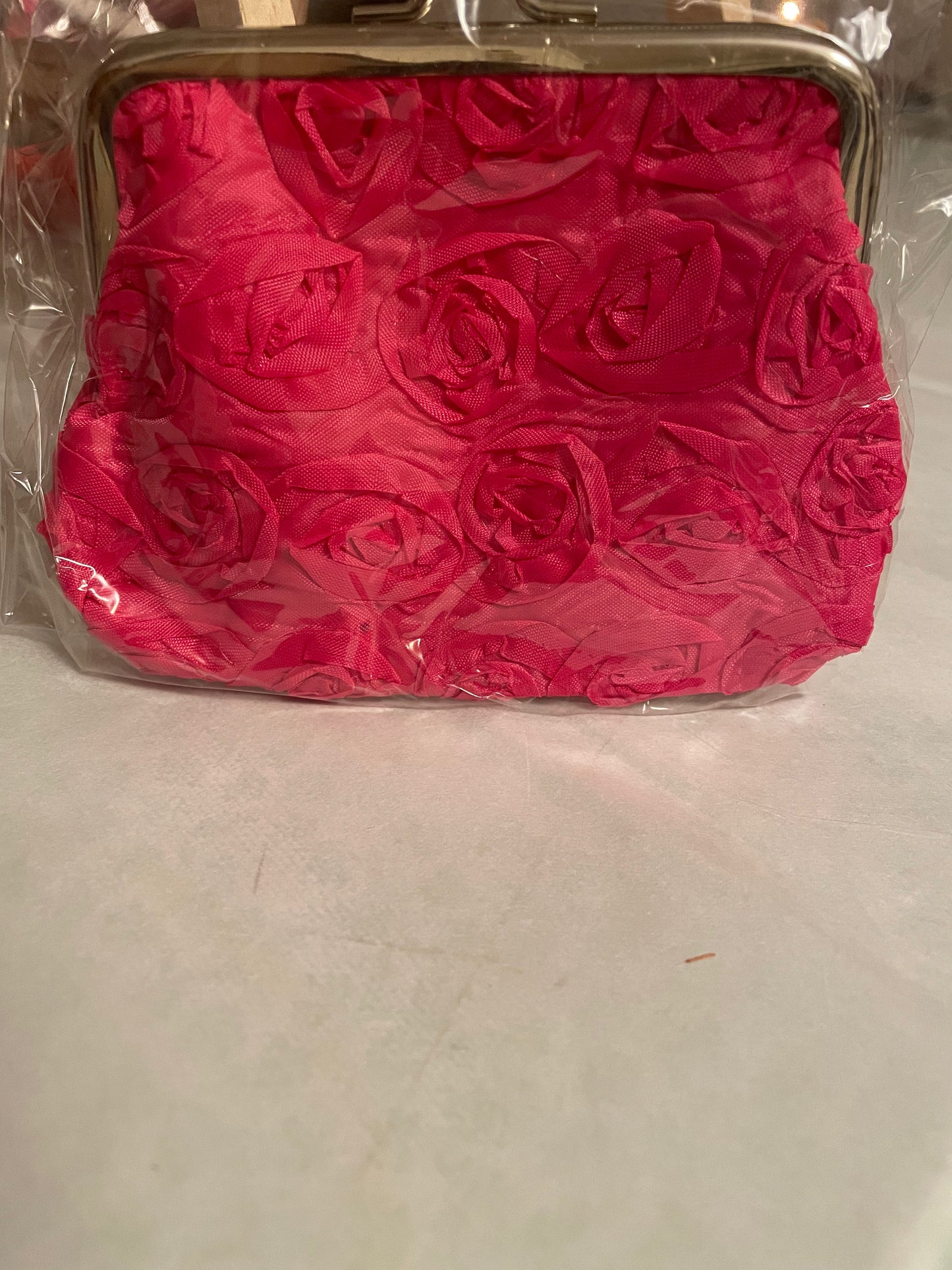 Rose Pattern Coin Purse