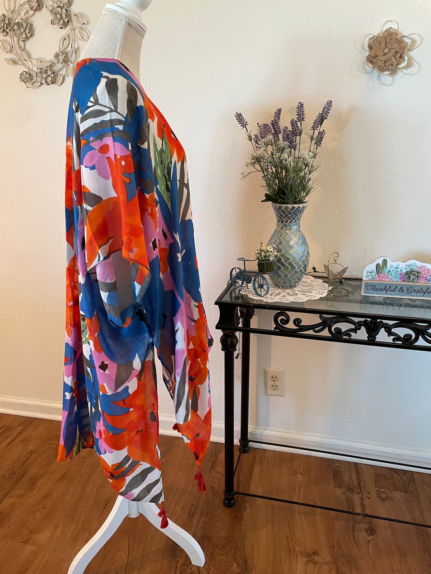 Get inspired floral kimono