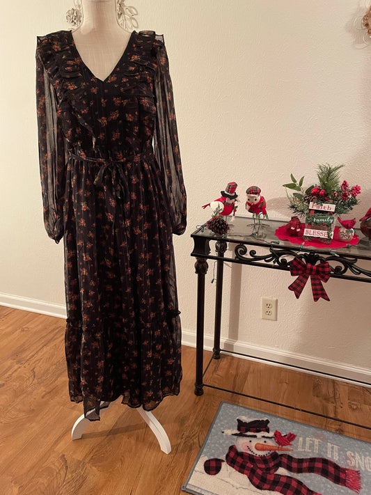 Ruffled Maxi Dress