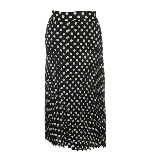 High or low waist pleated skirt